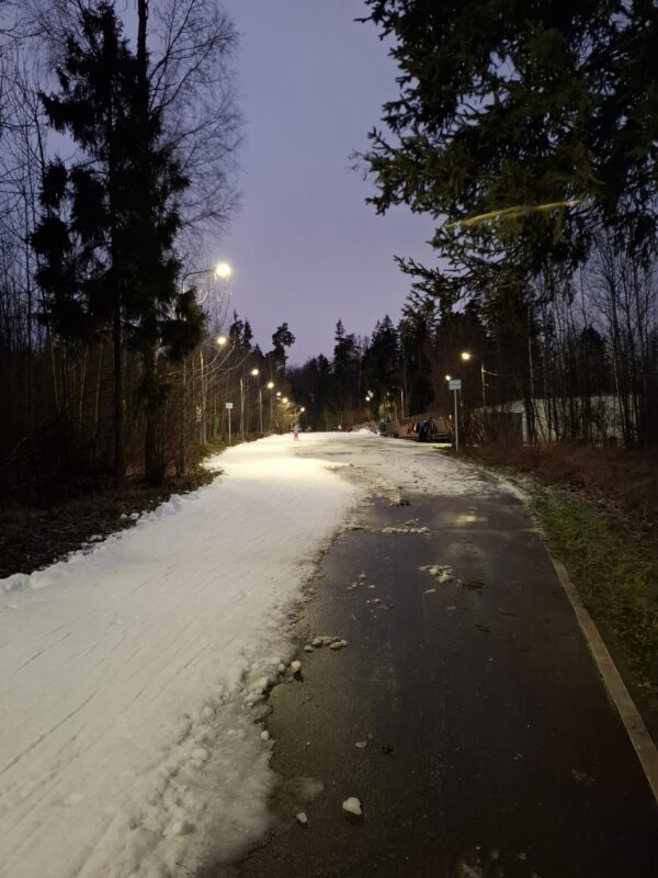 Трасса лыжероллерная Зеленоград Савелки, состояние на 20 декабря 2025 по отзыву, фото 4. 